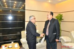 國家中醫藥管理局原副局長于生龍親切接見劉希山教授